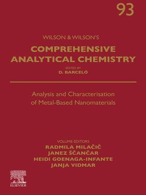 cover image of Analysis and Characterisation of Metal-Based Nanomaterials